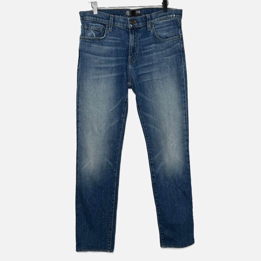 J Brand Tyler men’s slim straight leg jeans in Dest Burr wash 34 waist